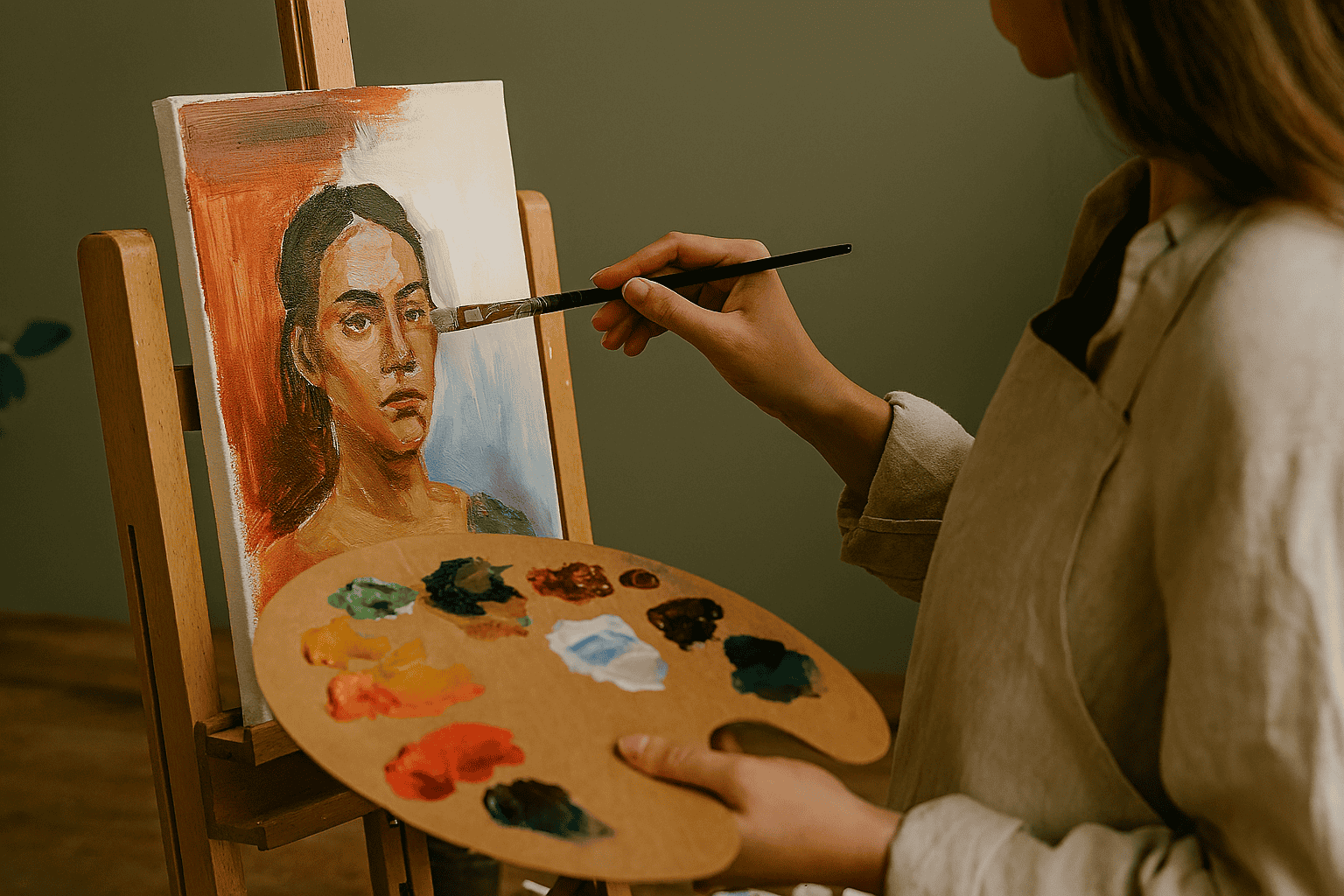 Vandfarve avanceret kursus hos Grizthraniu