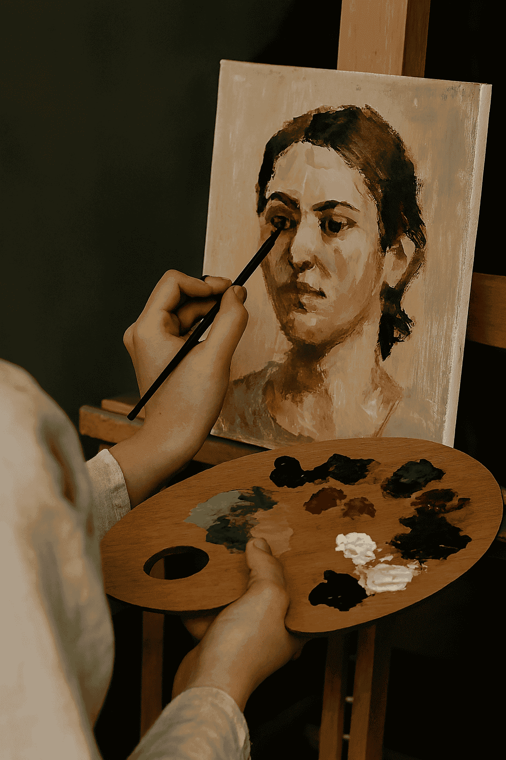 Vandfarve kursus hos Grizthraniu