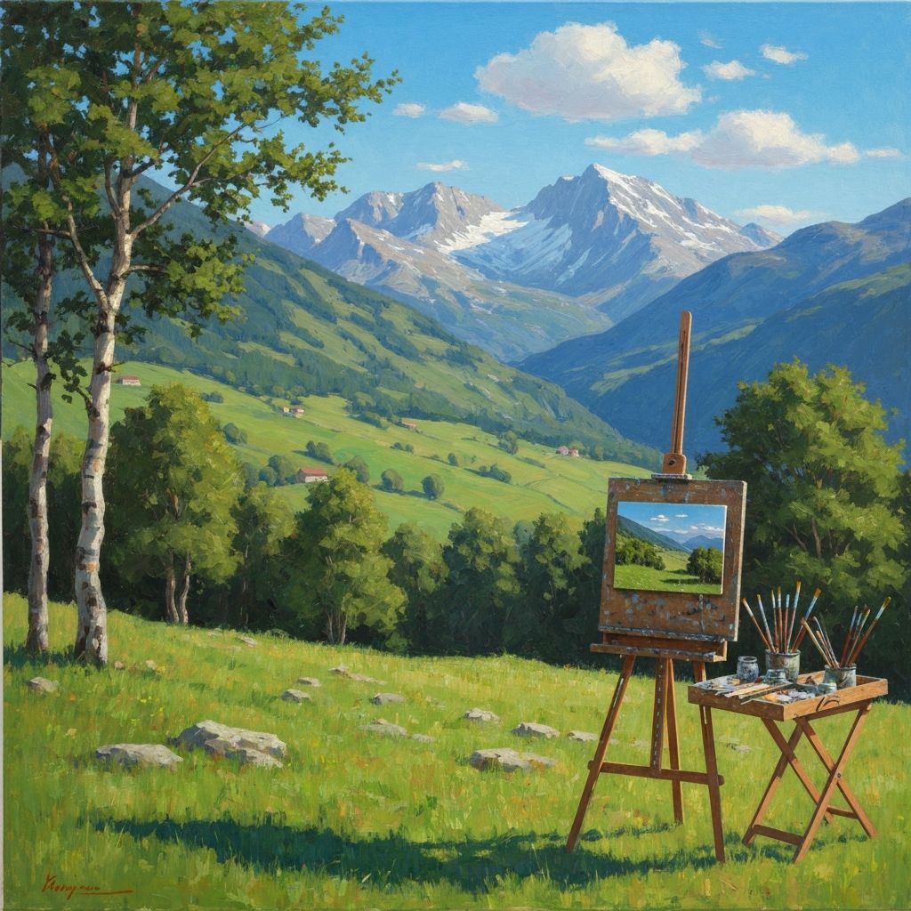 Vandfarve blomst fra Grizthraniu studerende